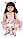 Лялька Реборн (Reborn) 55 см вініл-силіконова Соломія в наборі з соскою, пляшкою і іграшкою Можна купати, фото 5