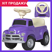 Машинка каталка толокар с музыкой Bambi M 5000-9 фиолетовый
