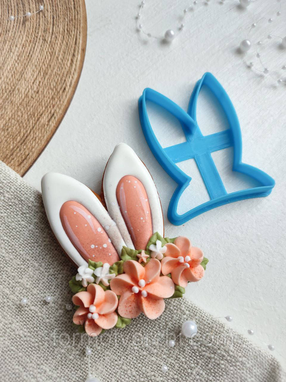 3D формочки-вирубки для пряників "Заячі вушка 7"