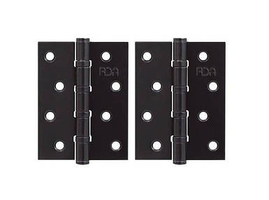 Петля універсальна RDA 4BB (ПАРА) 100x75x2,5 матовий чорний