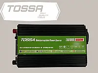 Инвертор напряжения 1000W Tossa TAU1000L з функцией UPS, модифицированая синусоида зарядка 2в1