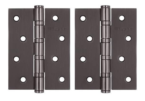 Петля універсальна FUARO 4BB 100x75x2,5 GR - графіт, фото 1