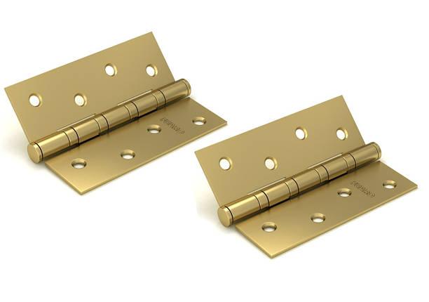 Петля універсальна FUARO 4BB 100x75x2,5 SB (мат. золото)