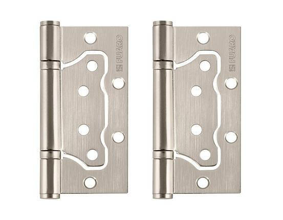 Петля універсальна Метелик FUARO 500-2BB 100x51x2,5 SN - матовий нікель, фото 1