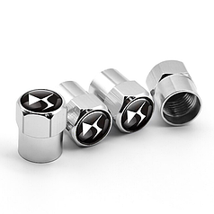 Металеві ковпачки на ніпель для DS Short Silver ДС (4 шт.)