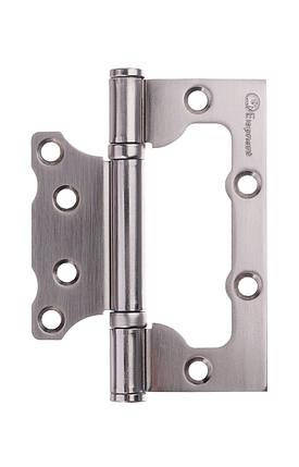 Петля універсальна Метелик ELEPHANT ELEPH-FH-2BB4NB 100x51x3 SN - матовий нікель, фото 1