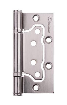Петля універсальна Метелик ELEPHANT ELEPH-FH-2BB4NB 100x51x3 SN - матовий нікель, фото 3