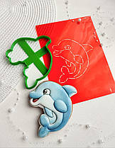 3D-формочки-вирубки для пряників "Дельфін 1"