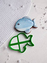 3D-формочки-вирубки для пряників "Риба 1"