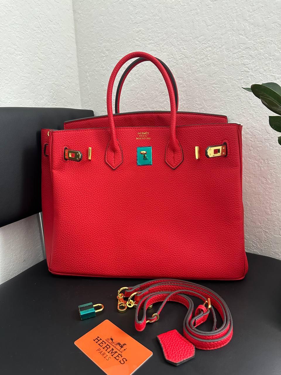 Жіноча сумка Эрмес червона Hermes Red, фото 1