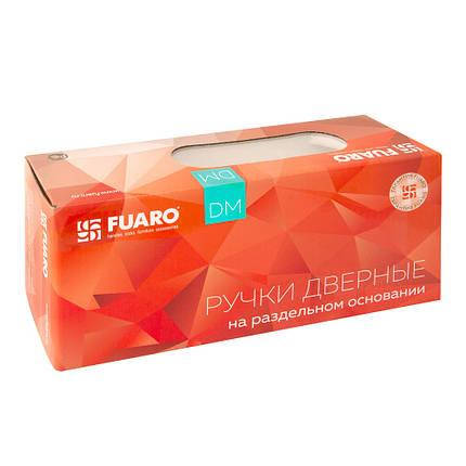 Дверні ручки FUARO FLOW DM BL-24 чорний, фото 3