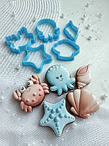 3D-формочки-вирубки для пряників "Міні-формочки морські"