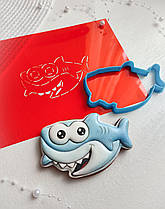 3D-формочки-вирубки для пряників "Акуленя"