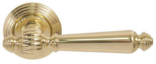 Дверні ручки FIMET MICHELLE 106-269 F01 полірована латунь, фото 2