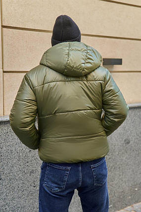 Стильна чоловіча куртка на синтепоні 100, тканина "Плащівка" 50, 52, 56, 58, 60, 62, 64 розмір 50, фото 3