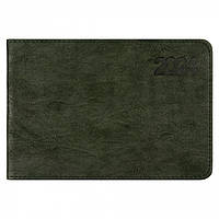 Ежедневник датированный 2024г 10х15см Leo Planner Case хаки 128 ст (252463)