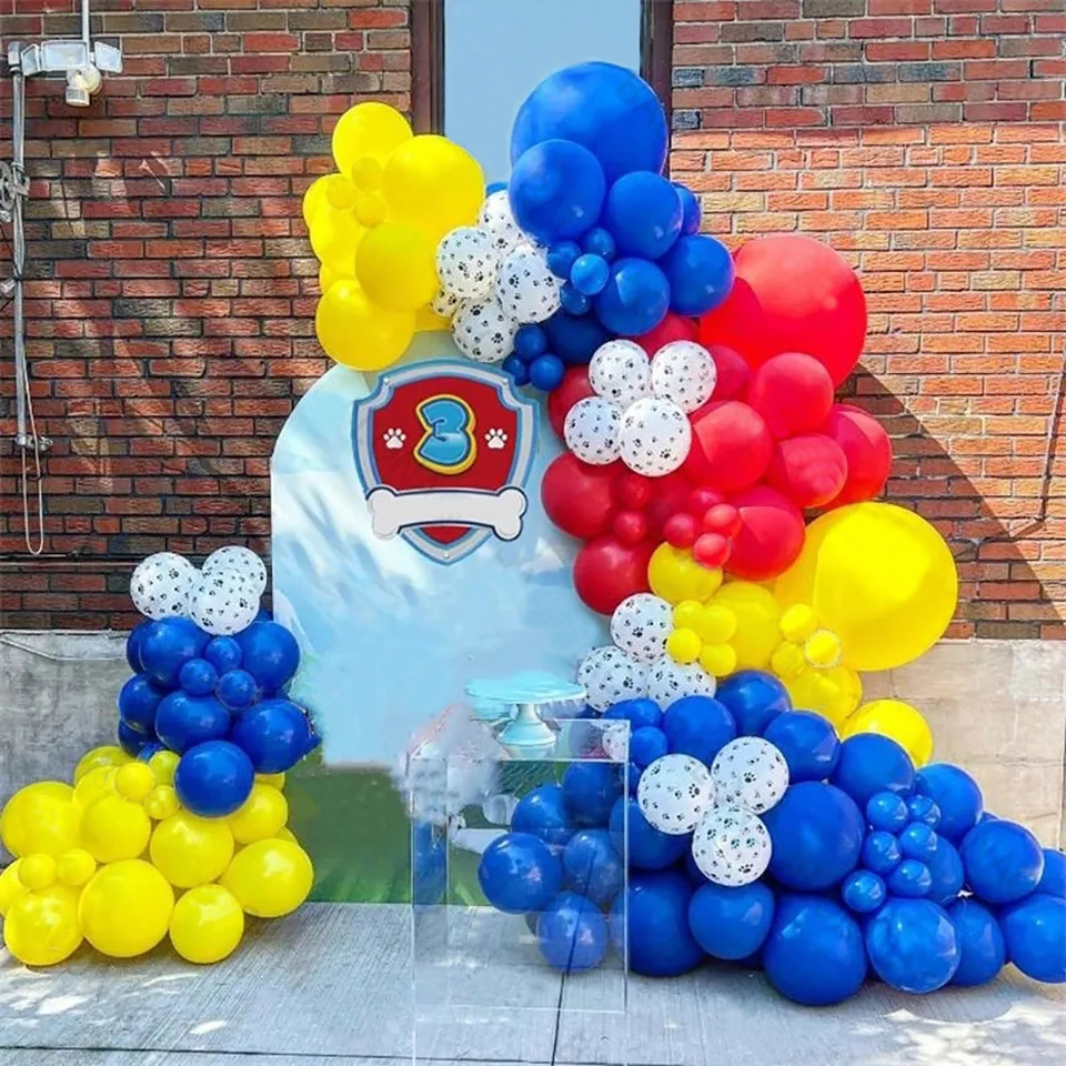Арка гірлянда з повітряних кульок Щенячий патруль Зума (118 кульок)