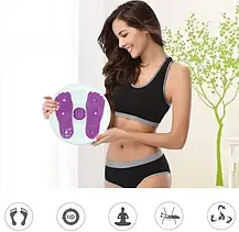 Тренажер для фітнесу Waisttwisting, Бітнес твістер масажний, Магнітний тренажер, що обертається, для ніг, фото 3