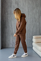 Жіночий спортивний костюм на флісі ТМ OBZOR ( капучіно ) розмір S