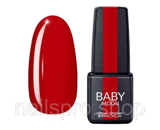 Гель лак BABY Moon Red Chic №001 полунично-червоний, 6 мл