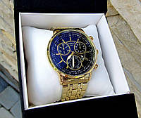 Мужские премиум золотые наручные часы Тисот, премиум качества.