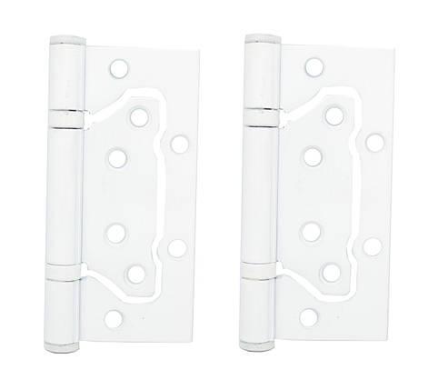 Петля універсальна Метелик RDA 2BB (ПАРА) 100x51x2,5 білий