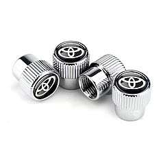 Ковпачки на ніпель для Тойота Alitek Premium Style Silver Toyota (4 шт.)