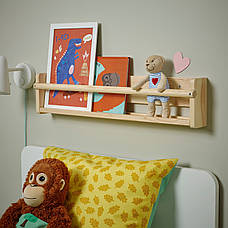 М'яка іграшка ведмедик IKEA FABLER BJÖRN бежевий 21 см 001.414.01, фото 4