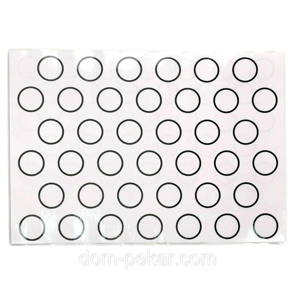 Шаблон для макаронс двухсторонний D=3,5 см и 4 см 30*40 см от интернет ...