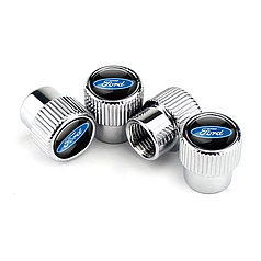 Захисні ковпачки на ніпель для Форд Alitek Premium Style Silver Ford (4 шт.)