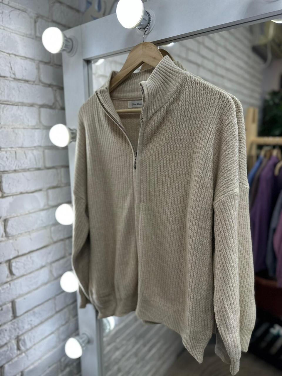 М'який жіночий кардиган, тканина "В'язка" 52, 54, 56 розмір 52 54