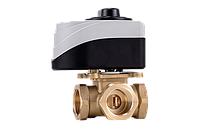 Кран 3-ходовой смесительный клапан G1F+G1 1/2M Kv 12 Barberi