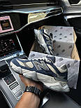 Чоловічі кросівки New Balance 9060 Navy весна-осінь замша демісезонні синие. Живе фото, фото 2