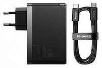 Baseus GaN5 Pro 2xUSB-C + USB, 140W (Black), фото 2