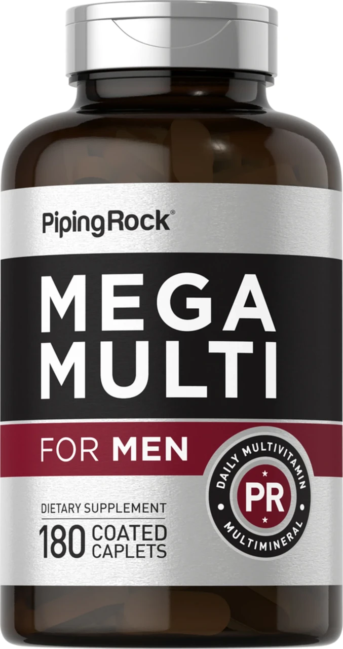 Вітаміни чоловічі PipingRock Mega Multiple for Men 180 капс.
