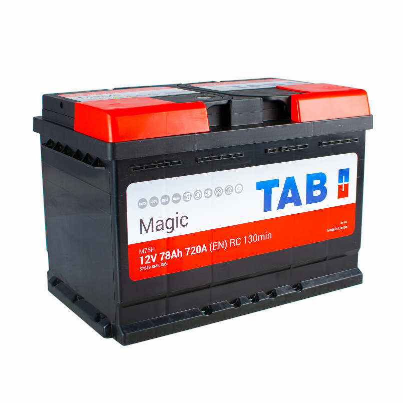 Акумулятор 78 Ah/12V TAB Magic (0) Euro, фото 1