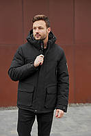 Зимняя мужская куртка Black Vinyl C23-2221G