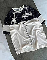 Мужская футболка Nike x Jordan белого цвета