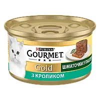 Purina Gourmet Gold Шматочки в Паштете з Кроликом 85 г вологий корм для котів (122922-22) KH