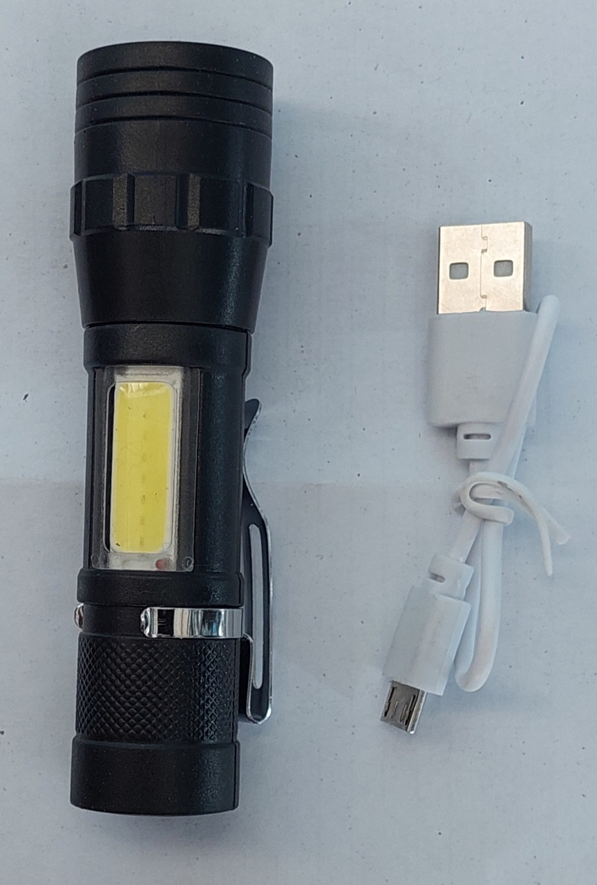 Ліхтарик пластиковий акумуляторний-157 USB