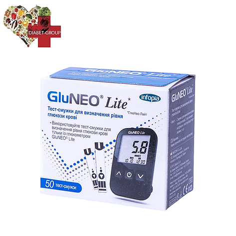 Тест-смужки GluNeo Lite 50 шт., фото 1