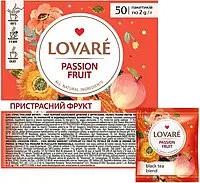 Чай черный цейлонский пакетированный Lovare Passion Fruit (Фрукт страсти) 50 пак х 2 гр