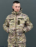 Демисезонна тактическая куртка мультикам soft shell, Осенняя военная куртка мужская камуфляжная