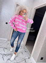 В'язаний стильний теплий светр БАРБІ Barbie, фото 3