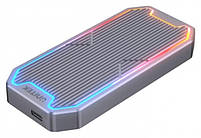 Unitek M.2 SSD NVMe/SATA 10Gbps RGB, фото 3