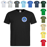 Черная мужская/унисекс футболка ДПСУ - морская охрана (3-6-4)