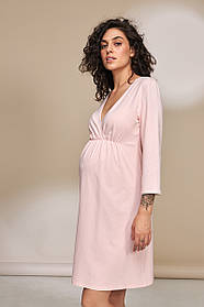 Нічна сорочка для вагітних Alisa світло-рожева