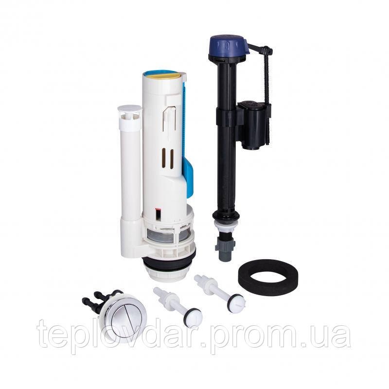 Qtap WDI комплект арматури для бачка унітаза з подвійною круглою ...