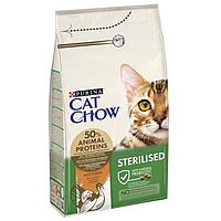 Purina Cat Chow Sterilised Turkey 15 кг сухой корм для котов (166792-22) KH