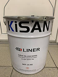 Фарба для Розмітки Доріг, Біла, KISAN LINER, 25 кг